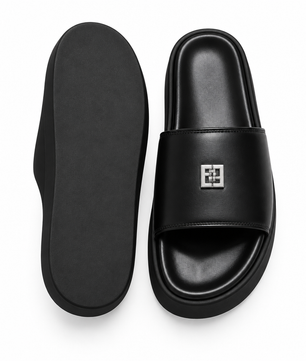 Slide Noire Logo Carré