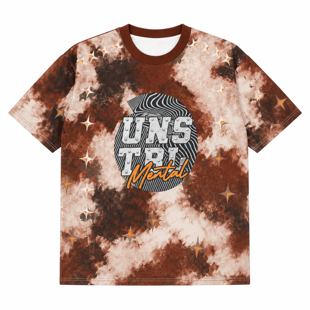 T-shirt marron sur fond blanc