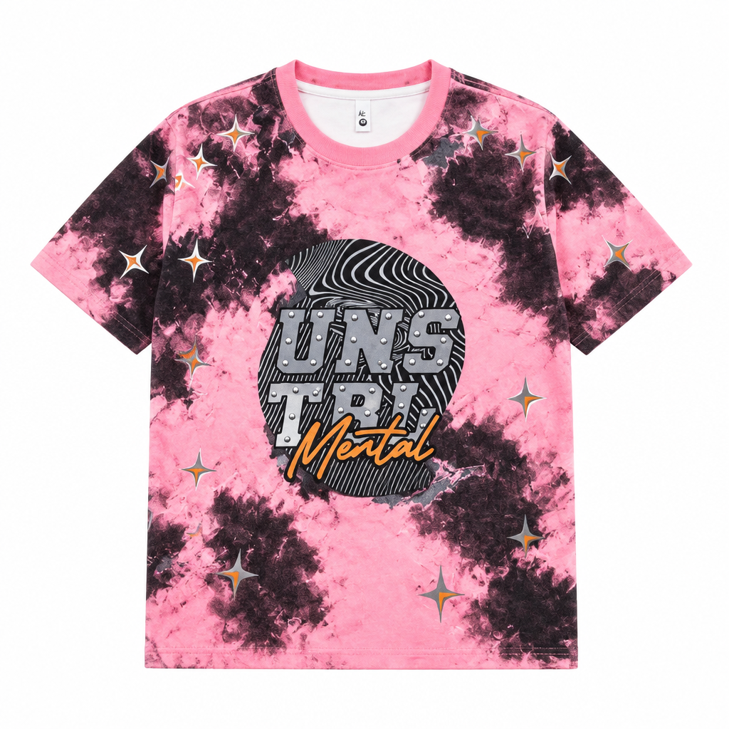 T-shirt rose, visuel studio