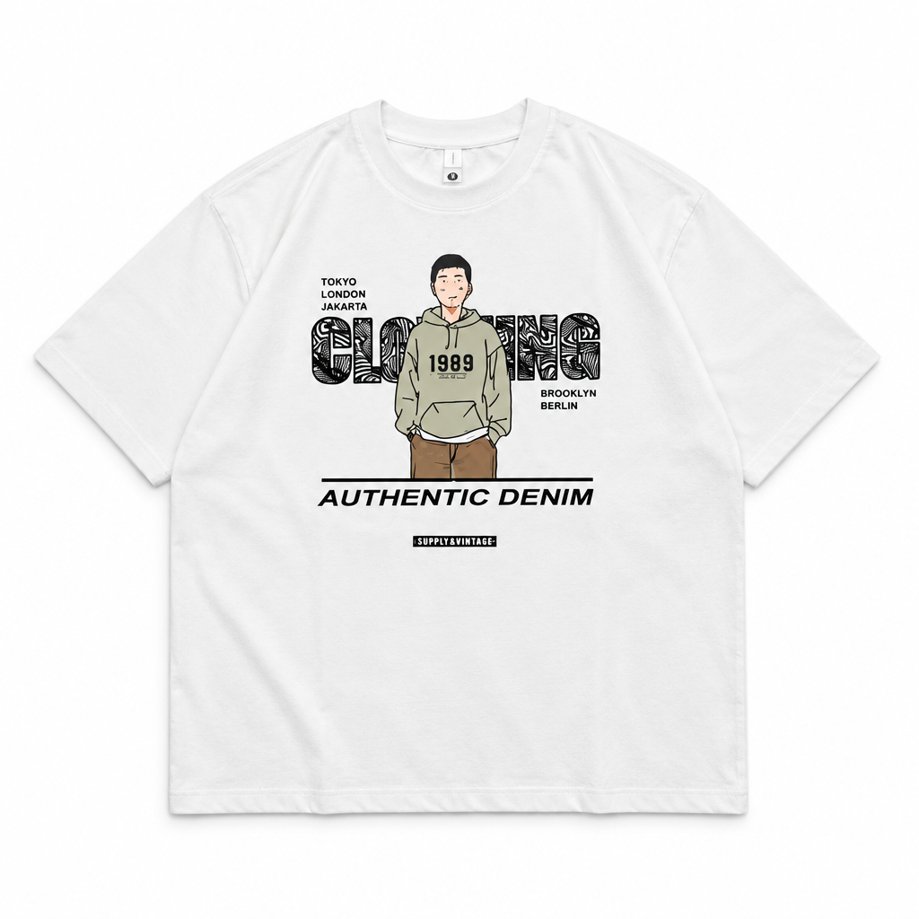 Tee-shirt 28021 sur fond blanc