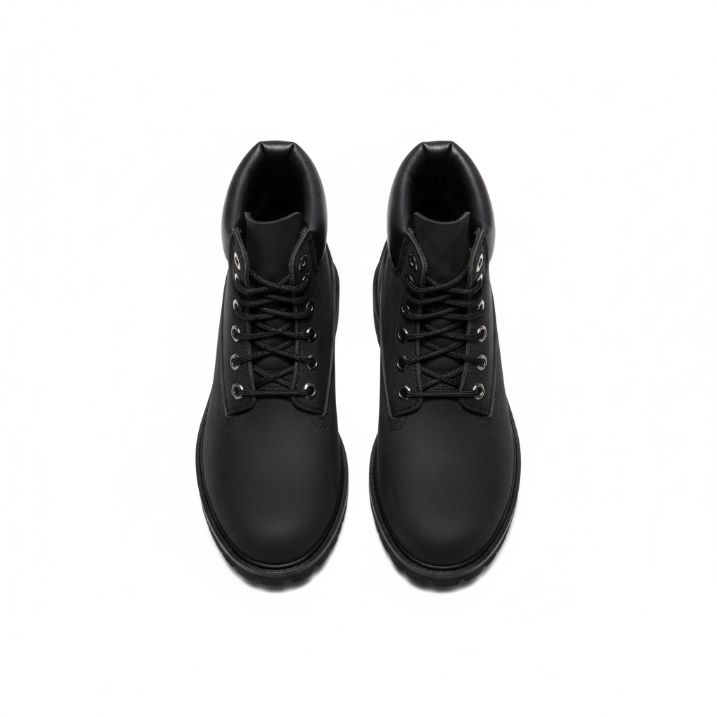 Timberland Black Boots - Vue dessus